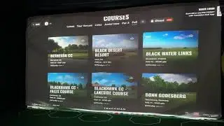 How to play 9 or 18 holes on the Trackman Simulator at Gettysvue
