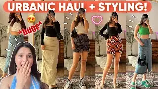 Let’s Style Urbanic Clothes!🥹Trendy & Huge Urbanic Skirts Haul!!😍 || Rupal Yadav #howtostyle