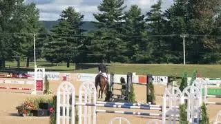 Main Line Cach&eacute; winning the 5k 1.30m speed stake at Princeton