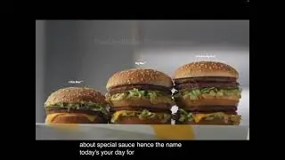 How are available in three size Little Mac Big Mac double Big Mac