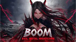 BOOM (Evil Metal Nightcore) ⚡ Dark Rage Anthem | Hard Metal x Nightcore