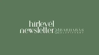 H&iacute;rlev&eacute;l feliratkoz&aacute;s - Barnab&aacute;s alap&iacute;tv&aacute;ny / Newsletter subscription - Barnab&aacute;s foundation
