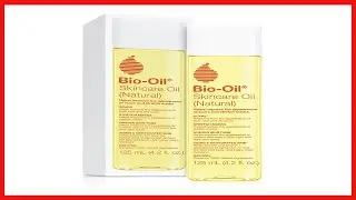 Bio Oil Skincare Oil Natural for Scars and Stretchmarks, Face and Body Moisturizer with Organic