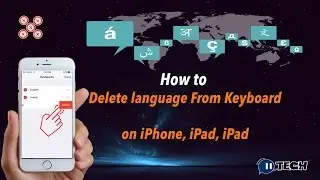 How to Delete A Keyboard Language on ios