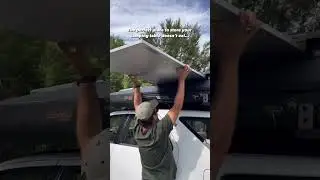 Storage Hack I Alu-Cab Roof Rack Tray with Table Bracket