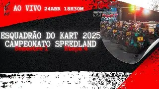 ESQUADRÃO DO KART 2025 - Campeonato por categorias SPEEDLAND - 1º Semestre - ETAPA 4