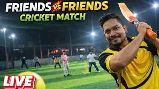 🏏 Friends vs Friends LIVE | Turf Cricket Match with My Friends 🔥&nbsp;#live&nbsp;#cricket