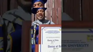 Singer, Peter Okoye, bags honorary doctorate degree from Escae-Benin University, Benin Republic