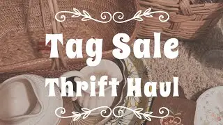 Tag Sale & Bag Sale Thrift Haul | Vintage Holiday Decor & More! | October 2025