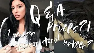 BELLAMI KERATIN TIP HAIR EXTENSIONS: Q&A + TRANSFORMATION // ELLEKAE