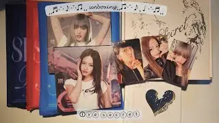 [UNBOXING] IVE SECRET ALBUMS + STARSHIP SQUARE GIFT 𓆩❤︎𓆪 아이브 시크릿 앨범깡 𓆩❤︎𓆪