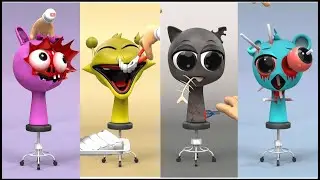 Oh no 😱 HELP SPRUNKI #sprunki #animation #animals