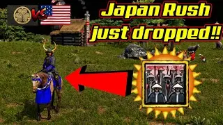 This is the secret to the Japan rush!!!!  AOE3