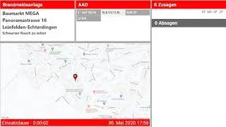 fireplan | AlarmDisplay &Uuml;berblick 2020