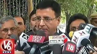 BJP Is Murdering Democracy, Says MP Congress Leader Randeep Surjewala | V6 News