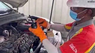 Free Engine oil change at Shell review | Shell FuelSave 5W30 | Hyundai Creta 2018 diesel automatic