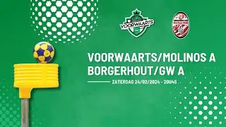 Topleague Korfbal: Voorwaarts/Molinos A - Borgerhout/GW A
