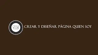 30- Crear y diseñar página quien soy | Adobe Portfolio 2024
