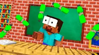 Monster School : BOTTLE FLIP Challenge - Funny Minecraft Animation