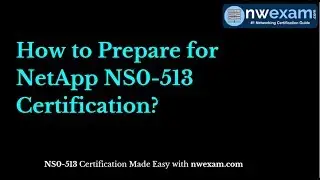 How to Prepare for NetApp NS0 513 exam on NCIE Data Protection