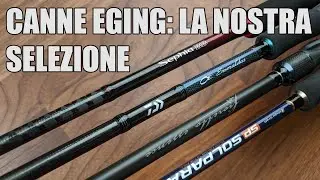 SELEZIONE CANNE DA EGING: come scegliere la canna da pesca a spinning per la seppia o calamaro?