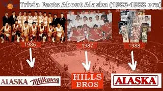 (Trivia Facts) PBA Alaska 1986-1988