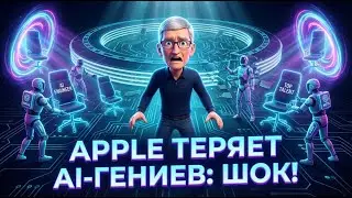 Apple теряет ИИ-инженеров: Куда уходят таланты и почему Тим Кук проигрывает войну?