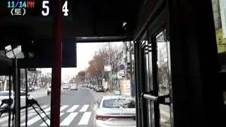 광주 을로운수 진월77번 3514호 금호한국아파트~금호타운아파트
