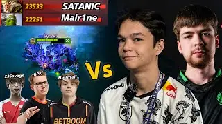 Malr1ne & Satanic absolutely COOK this 14K MMR GAME 🔥