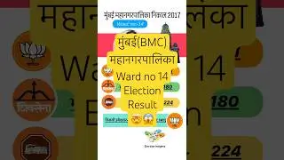 Mumbai (BMC) Mahanagarpalika Result |Ward No 14 |#bmc #bmcelections2025 #bmcelection #mumbainews