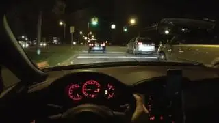 Subaru BRZ w/Corsa Exhaust - POV Night Drive in Binaural Audio