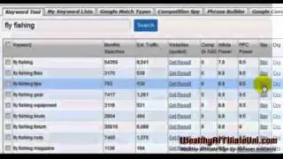 Wealthy Affiliate Keyword Reseach Tool