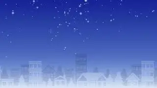 Winter Night Cityscape &ndash; Snowfall Aesthetic Loop #snow #winter #newyear