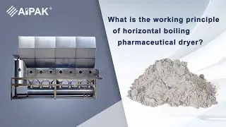 What is the working principle of horizontal boiling pharmaceutical dryer?