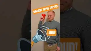 2 Fold Origami Paper Popper!