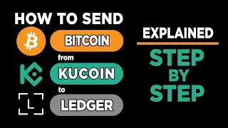 How to send BITCOIN from KUCOIN to LEDGER - tutorial for beginners