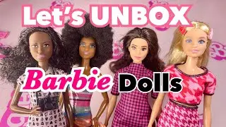 Unboxing Barbie Fashionistas 169, 188, You can be anything Pet photographer MATTEL