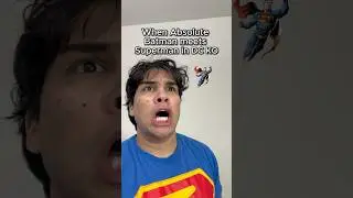 Absolute Batman meets Superman in DC KO #absolutebatman #batman #superman #dc