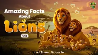 Amazing Facts About Lions | शेरों के बारे में अद्भुत तथ्य | Educational Video for Kids | Animation
