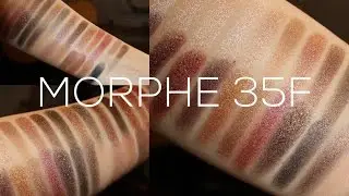THE BEST $22 FALL PALETTE//Morphe 35f Swatches