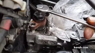 Демонтаж заклинившей плунжерной пары ТНВД Bosch CP2 на Renault Premium 370 DCi 11.1d