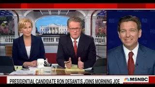 Ron DeSantis discusses supporting Israel in his interview with Morning Joe