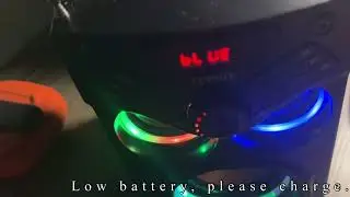 Low battery please charge