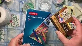 Build Your Stash and Craft 3, Inktense VS Food Color, Dying Thread :)