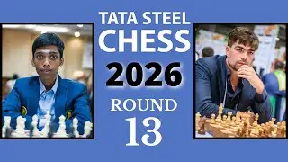 R Praggnanandhaa vs Jorden Van Foreest | Tata Steel Masters 2026 | Round 13