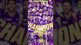 IPL 2024 Champion 🏆 KKR !! #viral #Shorts #cricketchampion #cricketworld#ipl2024#winner #shortsfeed.
