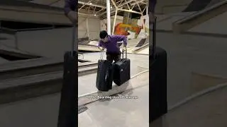LUGGAGE SKATES | БАРХАТНЫЕ ТЯГИ ЧЕМОДАНЫ #смешноевидео #travel #путешествия