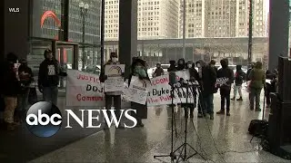 Protests erupt over former Chicago cop&rsquo;s release from prison