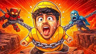 WE QUIRKED UP?! ⛓️ Chained Together Roblox (Funny Moments)