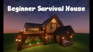Minecraft Starter House Tutorial | Easy Build for New Players